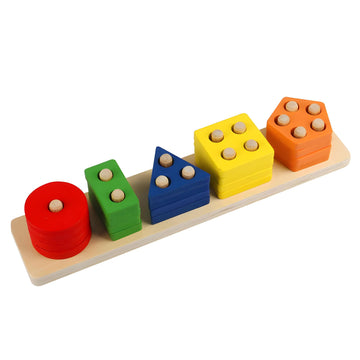 Puzzle Geométrico Infantil Montessori